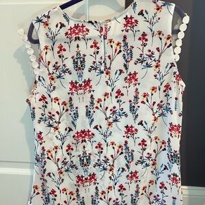 Floral Sleeveless Top